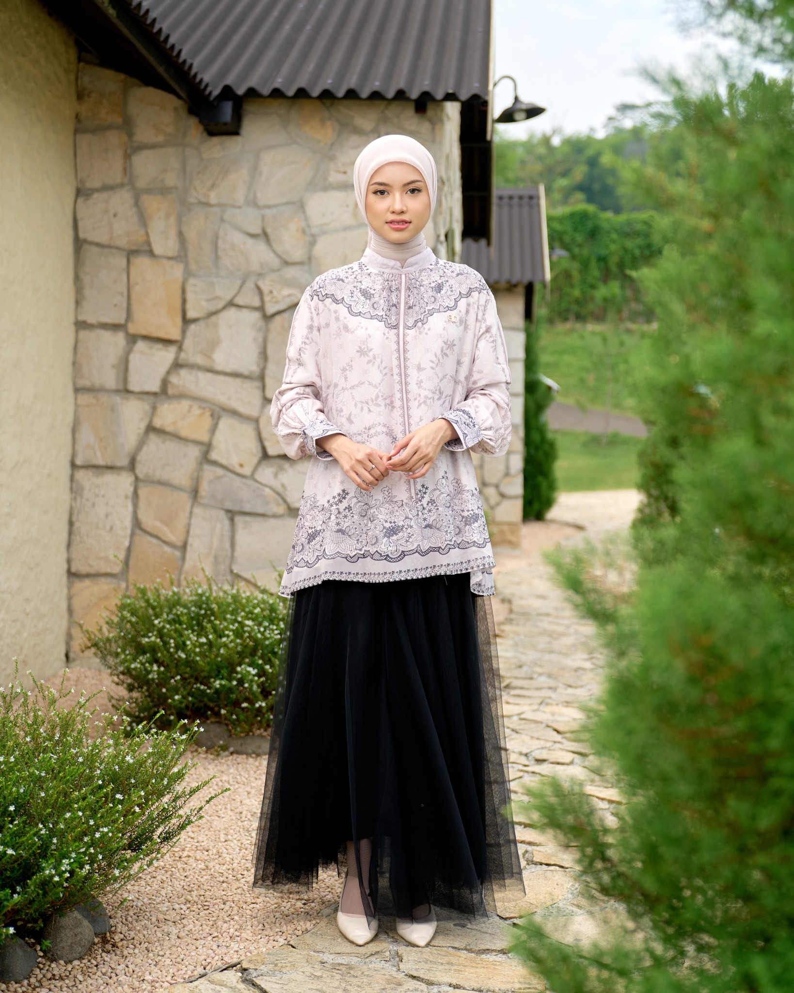 Livy Top warna Peach